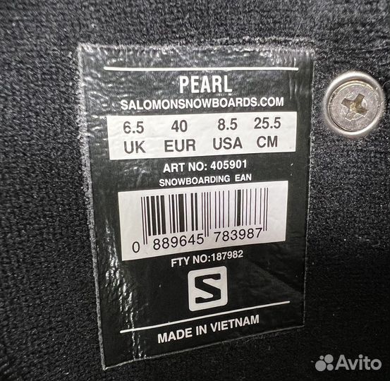 Ботинки для сноуборда Salomon