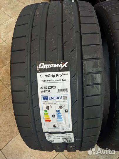 Gripmax SureGrip Pro Sport 275/35 R22 и 315/30 R22 107Y