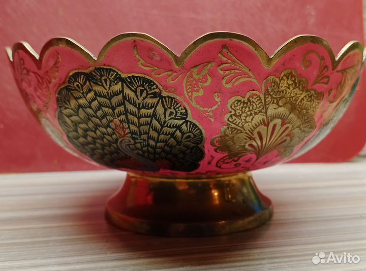 Конфетница латунь