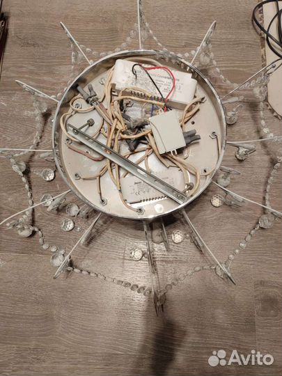 Люстра хрустальная (с пультом)