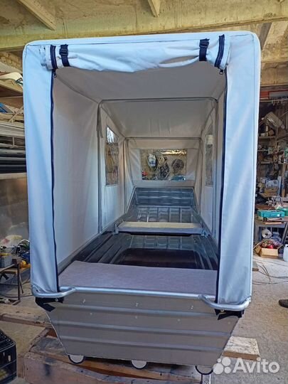 Сани-волокуши для снегохода (алюминиевые) е