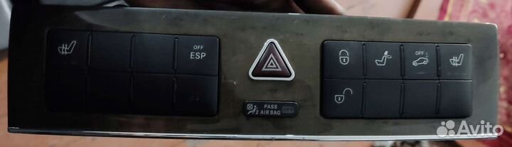 Блок кнопок аварийки и климат контролем Mercedes