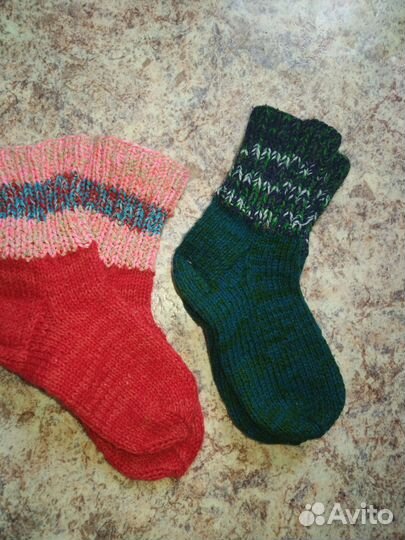 Вязанные носки