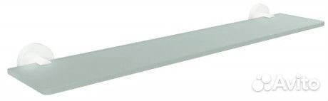 Полка стеклянная 60 см Bemeta White 104102044