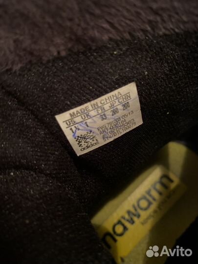 Зимние ботинки Adidas 33 размер