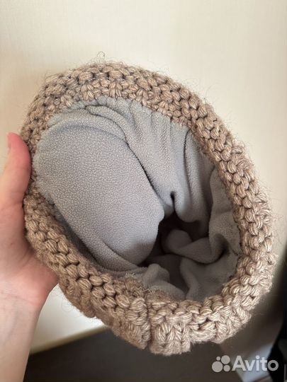 Шапка зимняя женская шерстяная