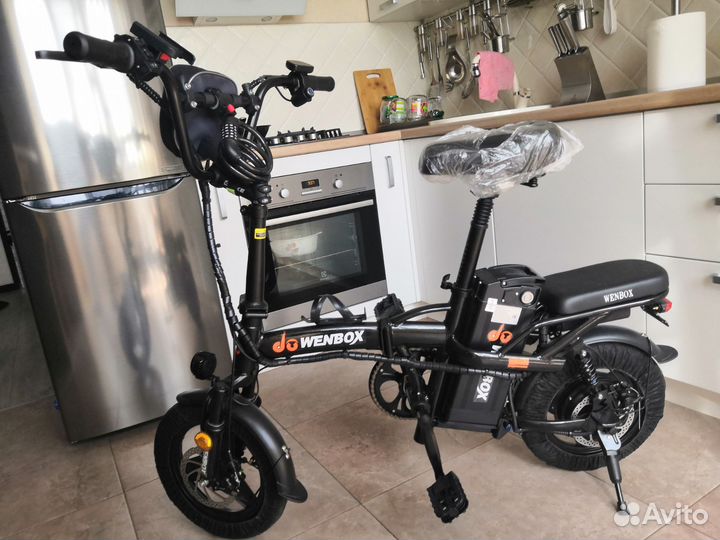 Электровелосипед новый складной