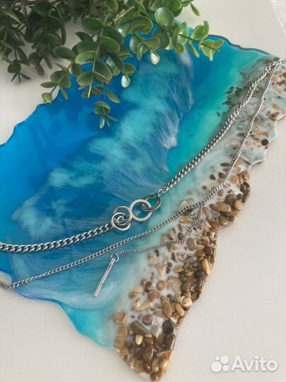 Поднос, блюдо из эпоксидной смолы