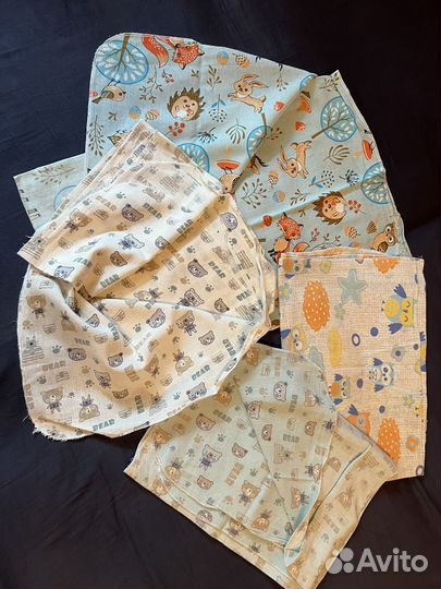 Муслиновые пелёнки, одеяло байковое