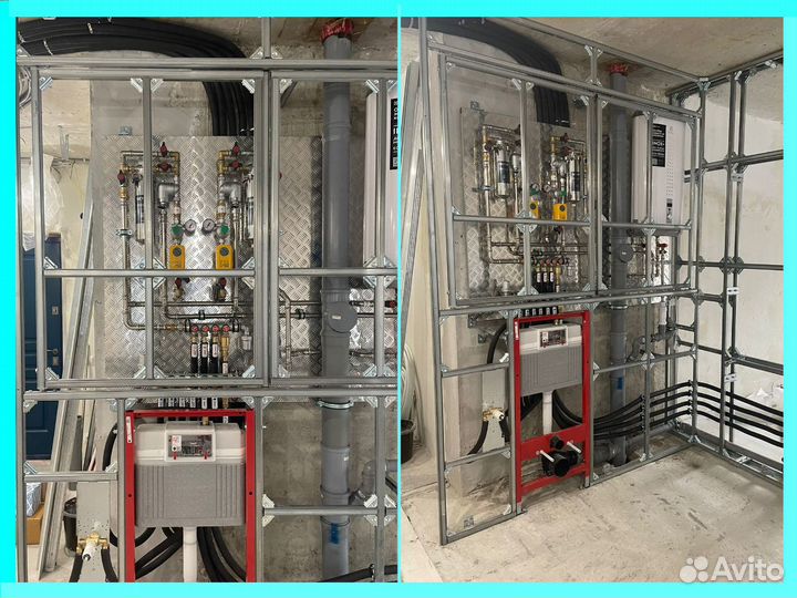 Монтаж отопления, Водоснабжения, Канализации