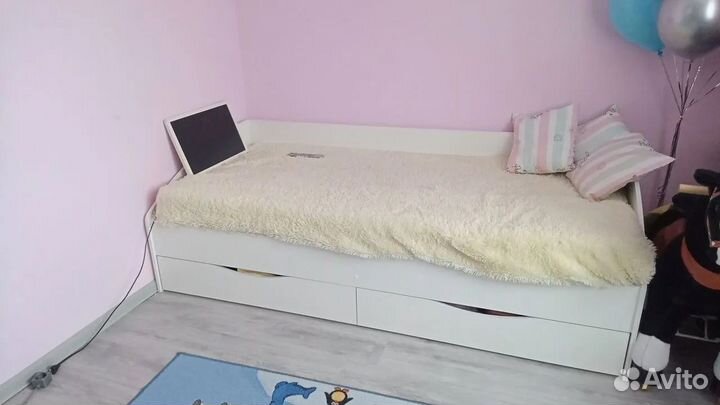 Кровать Мелисса с 2 ящиками и матрасом