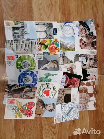 Почтовые карточки первого дня Франция