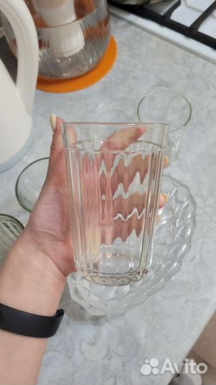 Салатница и 4 стакана