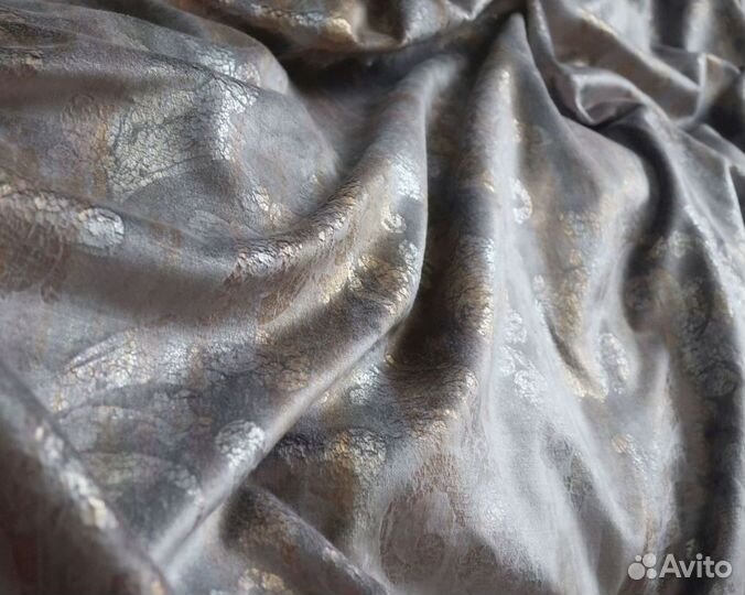 Бархат на шторы мебель Rubelli натуральный Италия