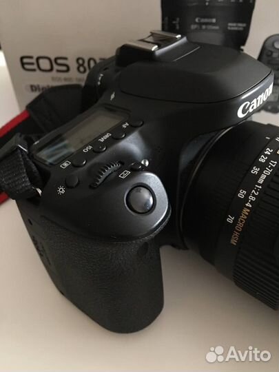 Зеркальный фотоаппарат canon eos 80d+ объективы