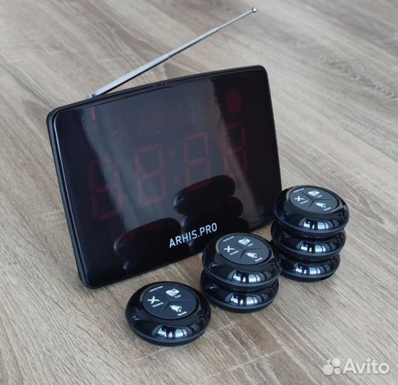 Влагозащищенная кнопка вызова персонала и табло