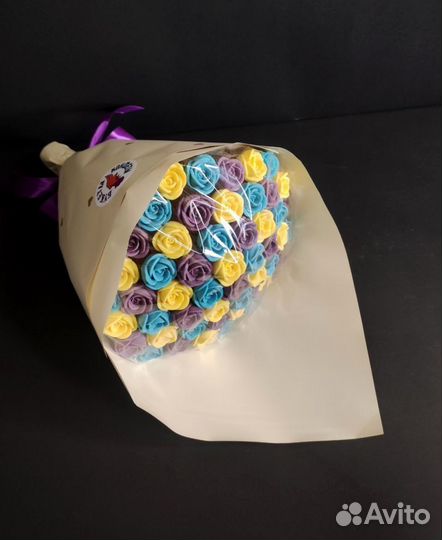 Букет - 51 Роза из Белого Шоколада