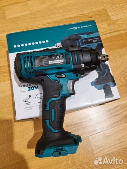 Гайковерт ударный аккумуляторный finepower