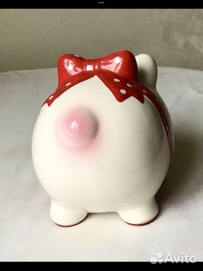 Копилка Свинка Керамика СССР винтаж 80-е