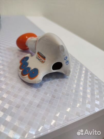 Фарфоровая солонка петушок СССР, винтаж