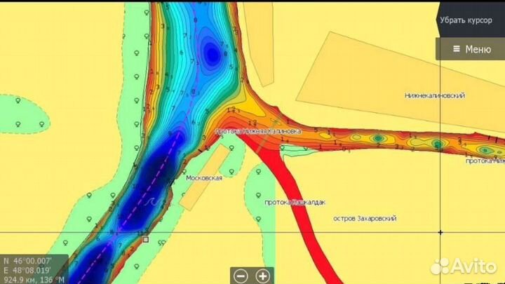 Карты глубин C-MAP RS-Y050