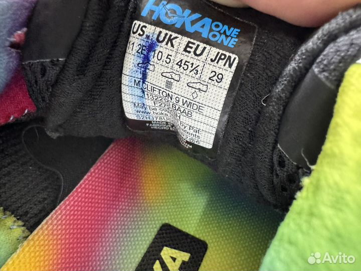 Hoka one one кроссовки сток оригинал 45 1/3