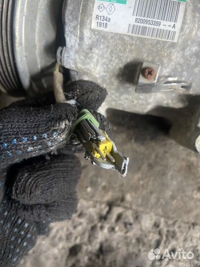 Компрессор кондиционера 1.6 K4M Renault Kangoo 2