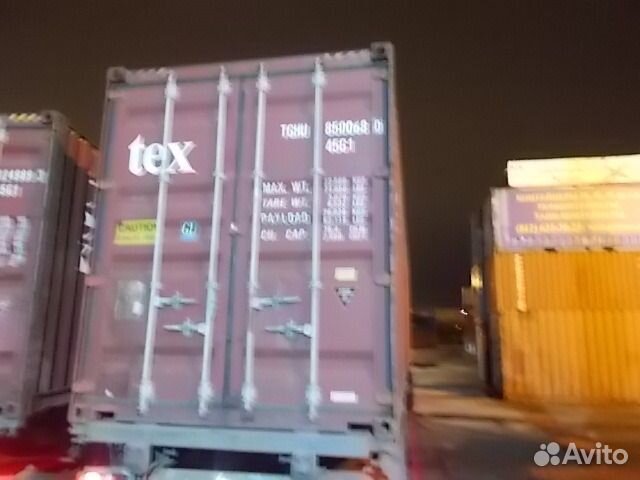 Контейнер морской 40 футов высокий б/у tghu8500680