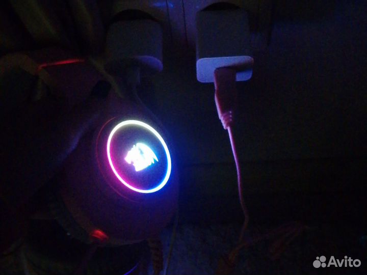 Игровые наушники с микрофоном новые