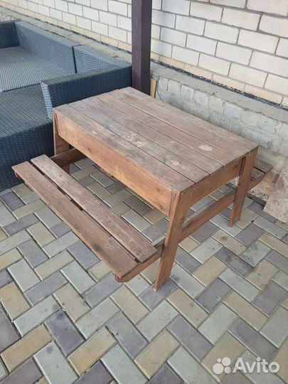 Детская песочница с крышкой