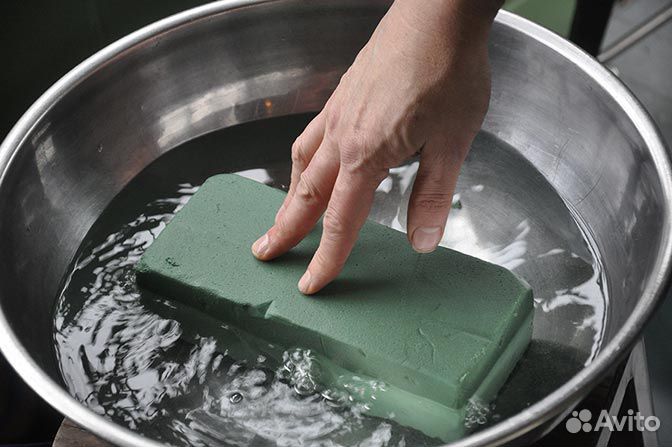 Губка флористическая(кирпич) 