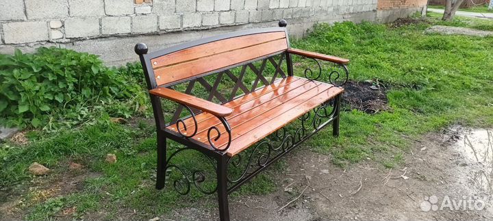 Скамейка кованая