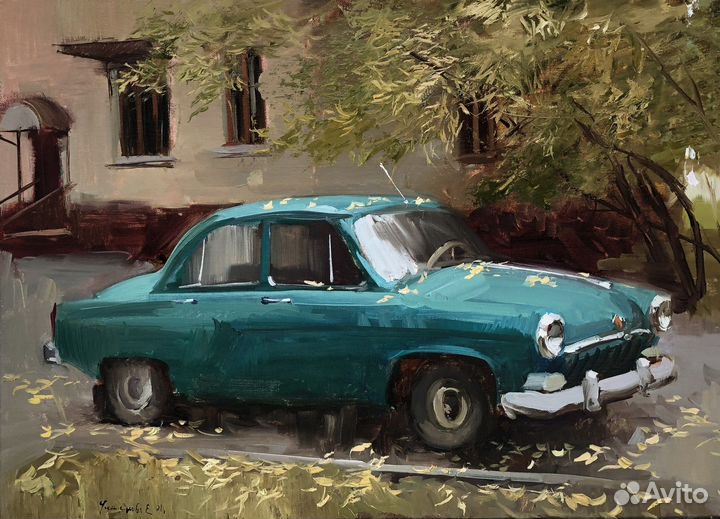 Картины с автомобилями ретро авто