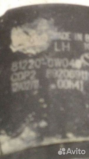 Фара противотуманная левая