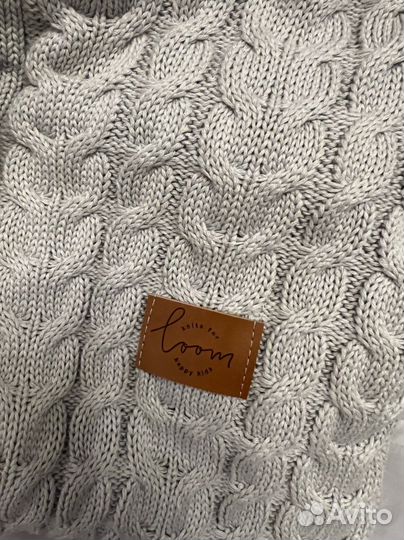 Конверт зимний серый Loom Knits