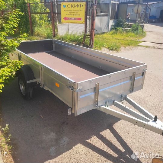 Прицеп одноосный 3,45*1,5 борт 40см (Э-111934)
