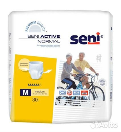 Трусы урологические Seni размер М 30 шт