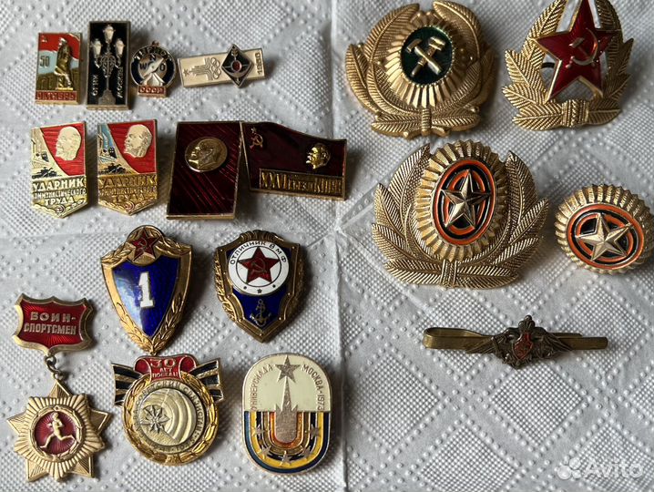 Значки, Знаки отличия СССР, кокарды