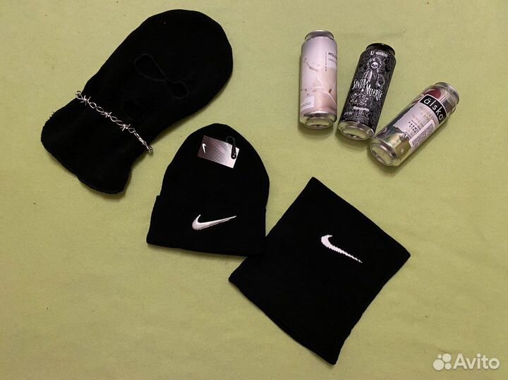 Комплект шапка и снуд nike