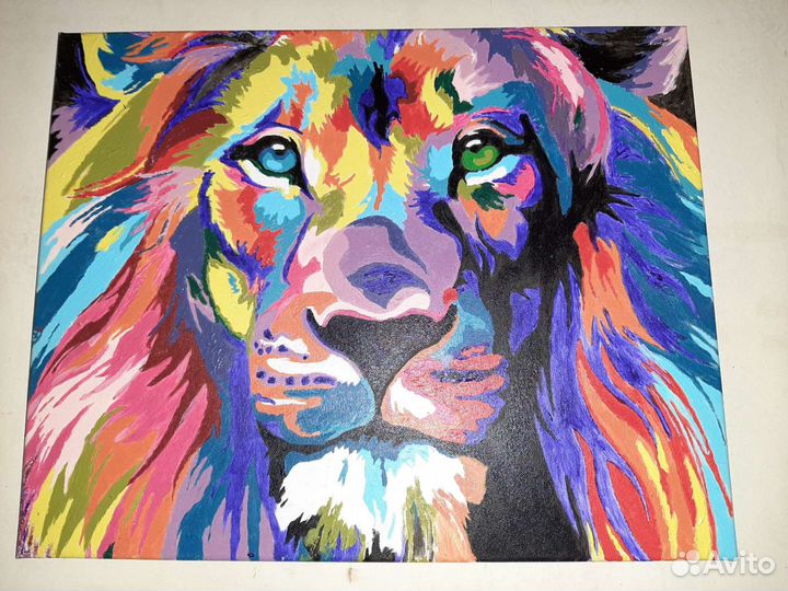 Картина Лев Кот рамы багет и др