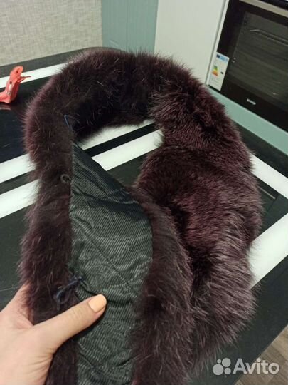 Норковая шапка формовка, песцовый воротник