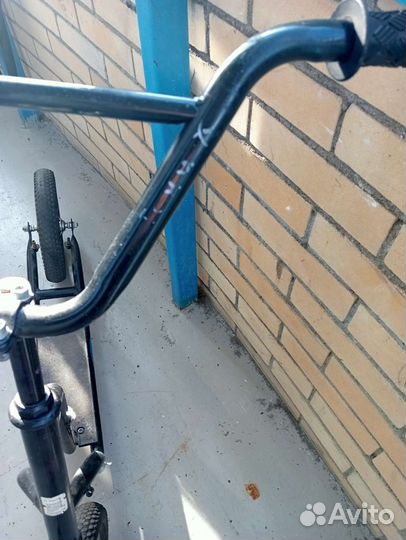 Самокат на больших колесах