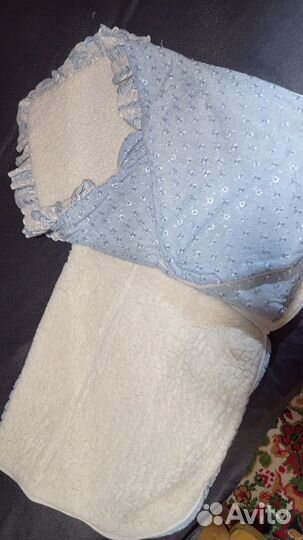 Конверт на выписку зимний из натуральной овчины