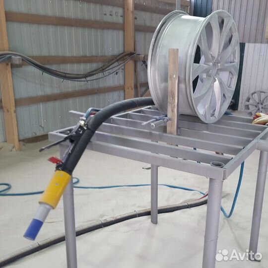 Пескоструйная обработка, чистка автодисков