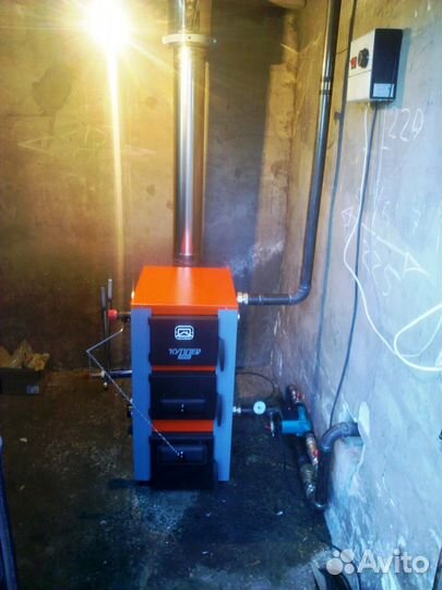 Устанавливаем котлы