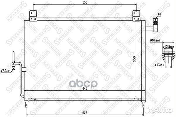 10-45331-SX радиатор кондиционера Mazda 323 1