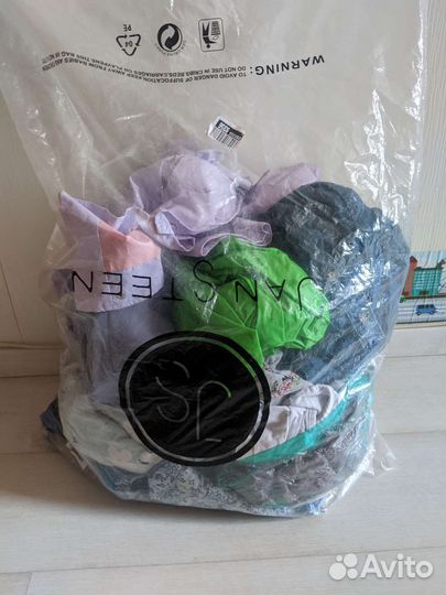 Мешок с детской одеждой