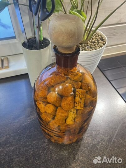 Бутылка для интерьера