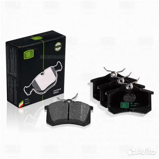 Trialli PF 1877 Колодки тормозные дисковые зад LCV