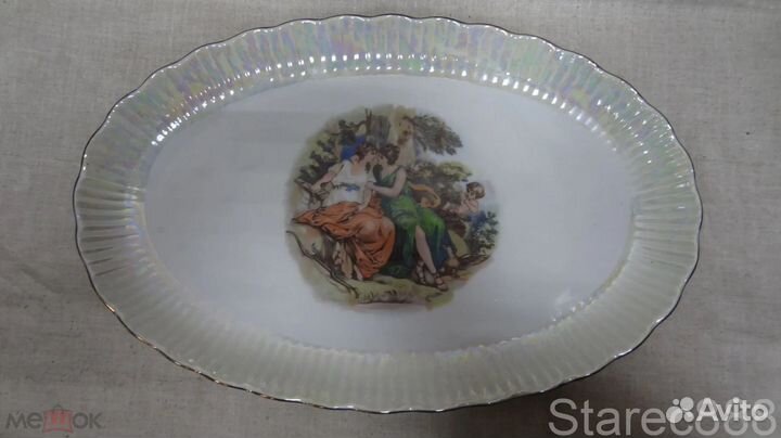 Блюдо Круглое и Овальное Фарфор Европа